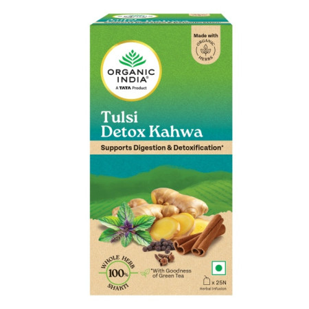 Туласи Детокс Кахва (Organic Detox Kahwa), 25 шт, Органик Индия (Organic India) фото