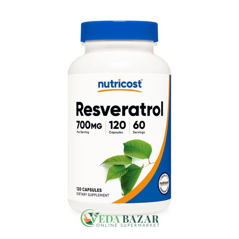 Ресвератрол 700 мг (Nutricost, США) — мощный антиоксидант из японского горца фото