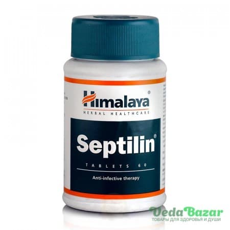Септилин (Septilin) природный антибиотик, 60 таб, Хималая (Himalaya) фото