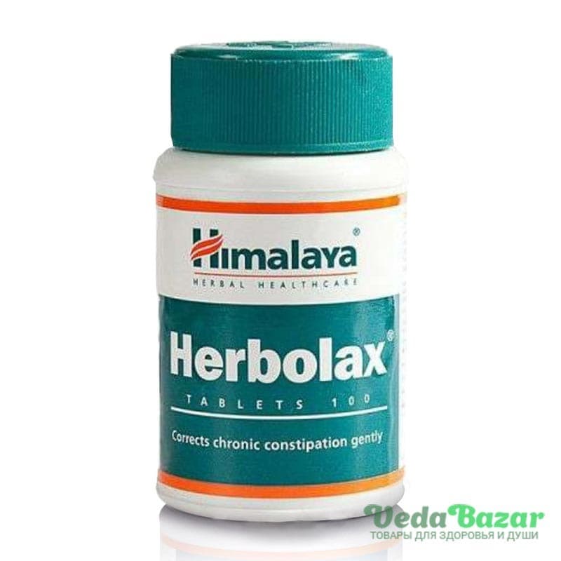 Херболакс (Herbolax) очищение кишечника, 100 таб, Хималая (Himalaya) фото