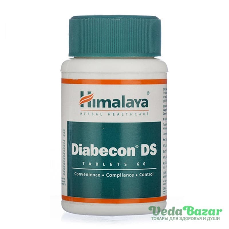 Диaбекон ДС (Diаbecon DS) лечение диабета, 60 таб, Хималая (Himalaya) фото