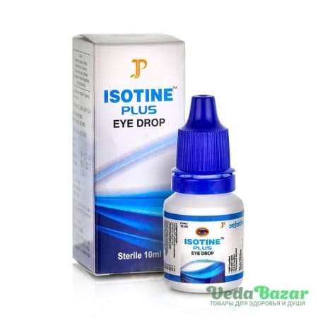 Капли для глаз Айсотин Плюс (Isotine Plus), 10 мл, Джагат Фарма (Jagat Pharma) фото