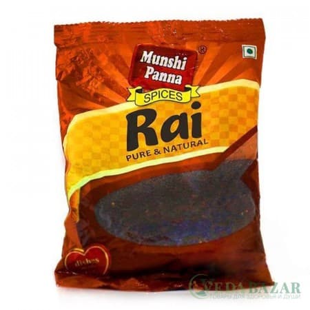 Черная горчица (Rai), 100 гр, Мунши Панна (Munshi Panna) фото
