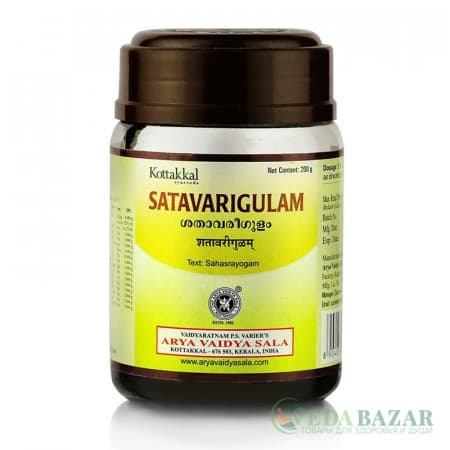 Шатаваригулам (Satavarigulam) для омоложения всех тканей и органов тела, 200 гр, Коттаккал (Kottakkal) фото