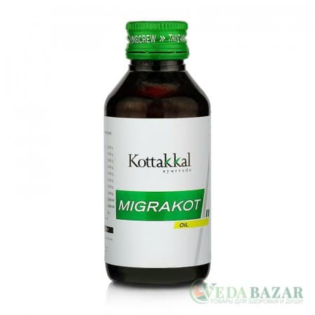 Мигракот Масло (Migrakot Oil) лечение мигрени, 100 мл, Коттаккал (Kottakkal) фото