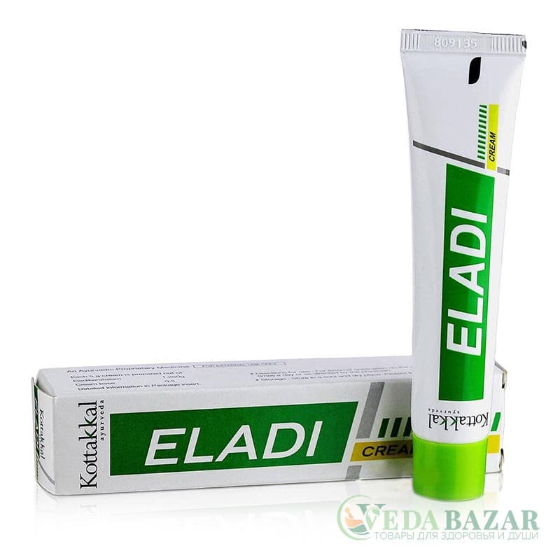 Элади Крем (Eladi Cream) лечение кожных заболеваний, 25 гр, Коттаккал (Kottakkal) фото
