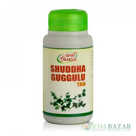 Шуддха Гуггул (Shuddha Guggulu) для улучшения обмена веществ, 120 таб, Шри Ганга (Shri Ganga) фото