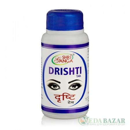 Дришти (Drishti) лечение глазных заболеваний, 120 таб, Шри Ганга (Shri Ganga) фото