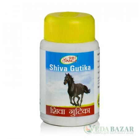 Шива Гутика (Shiva Gutika) уникальный общеукрепляющий препарат, 50 гр, Шри Ганга (Shri Ganga) фото