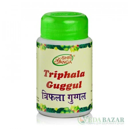Трифала Гуггул (Triphala Guggul), 50 гр, Шри Ганга (Shri Ganga) фото
