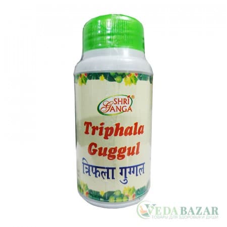 Трифала Гуггул (Triphala Guggul), 100 гр, Шри Ганга (Shri Ganga) фото