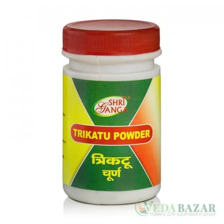 Трикату (Trikatu Powder) улучшение пищеварения, 50 гр, Шри Ганга (Shri Ganga) фото